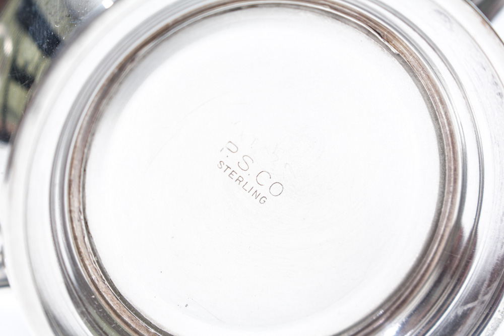 Preisner Sterling Silver Creamer and Sugar