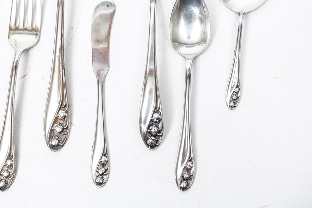 Gorham "Lily of the Valley" Sterling Silver Flatware