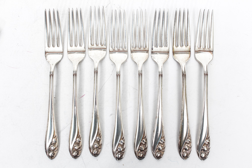 Gorham "Lily of the Valley" Sterling Silver Flatware
