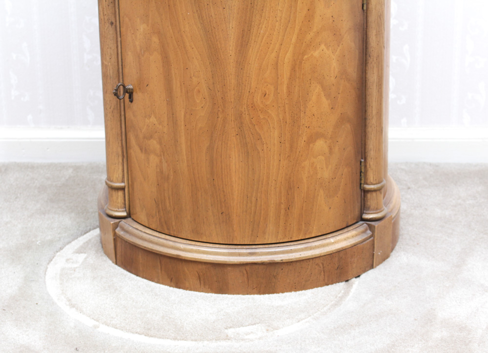 Marbled Top Drum Table