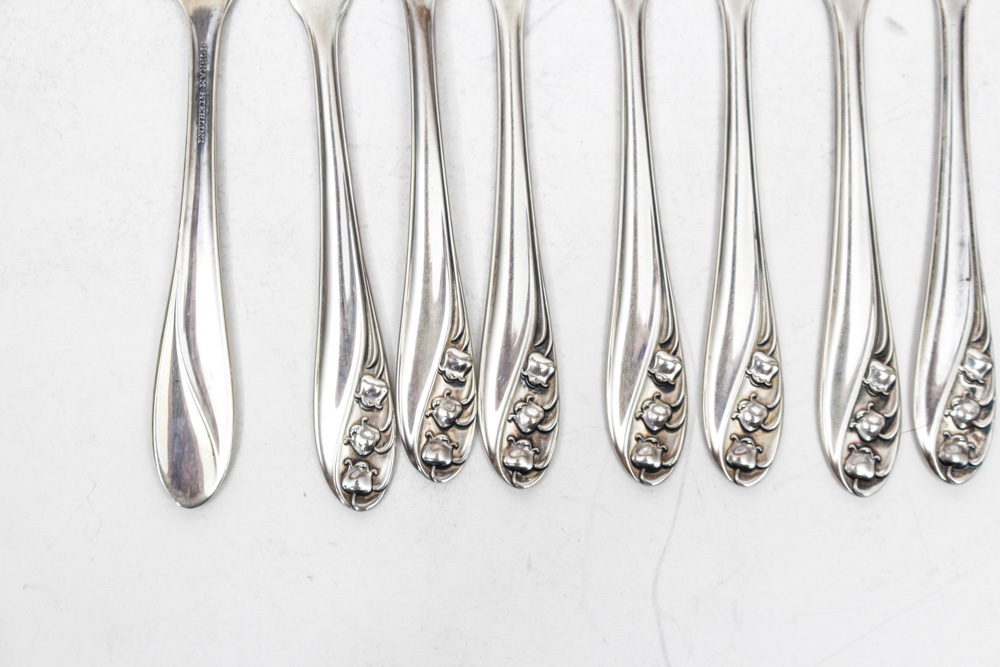 Gorham "Lily of the Valley" Sterling Silver Flatware