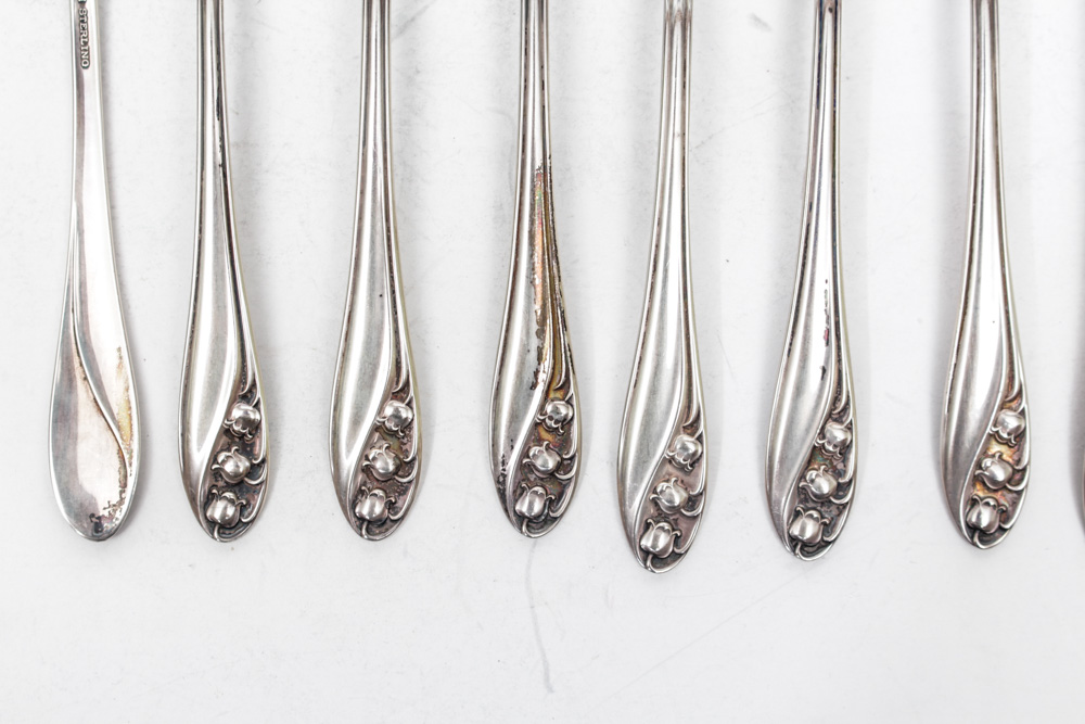 Gorham "Lily of the Valley" Sterling Silver Flatware