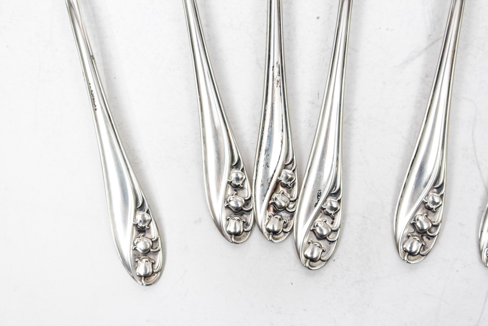 Gorham "Lily of the Valley" Sterling Silver Flatware