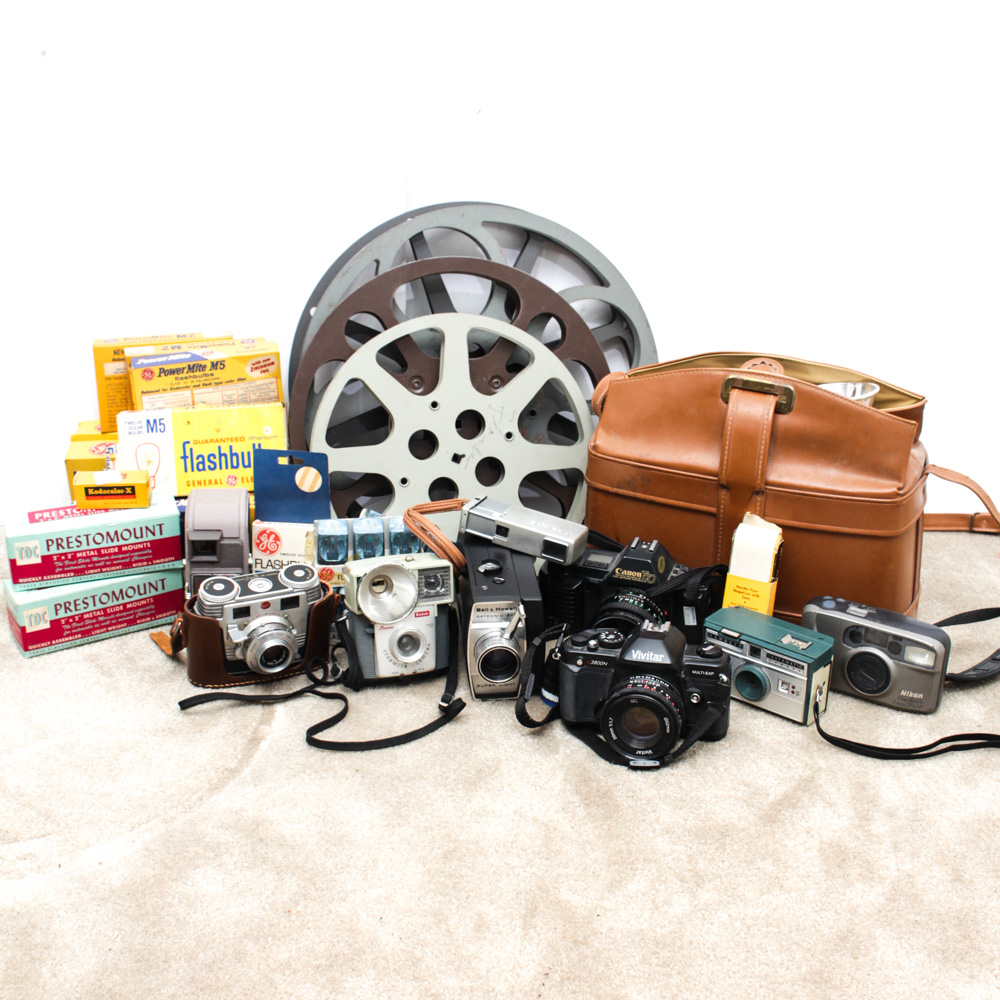 Bell & Howell, Kodak, Other Vintage Cameras and Film Accessories