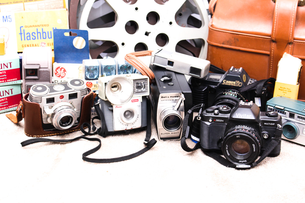 Bell & Howell, Kodak, Other Vintage Cameras and Film Accessories
