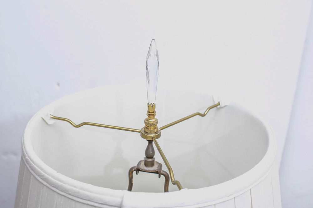 Cut Glass Vintage Lamp Pair