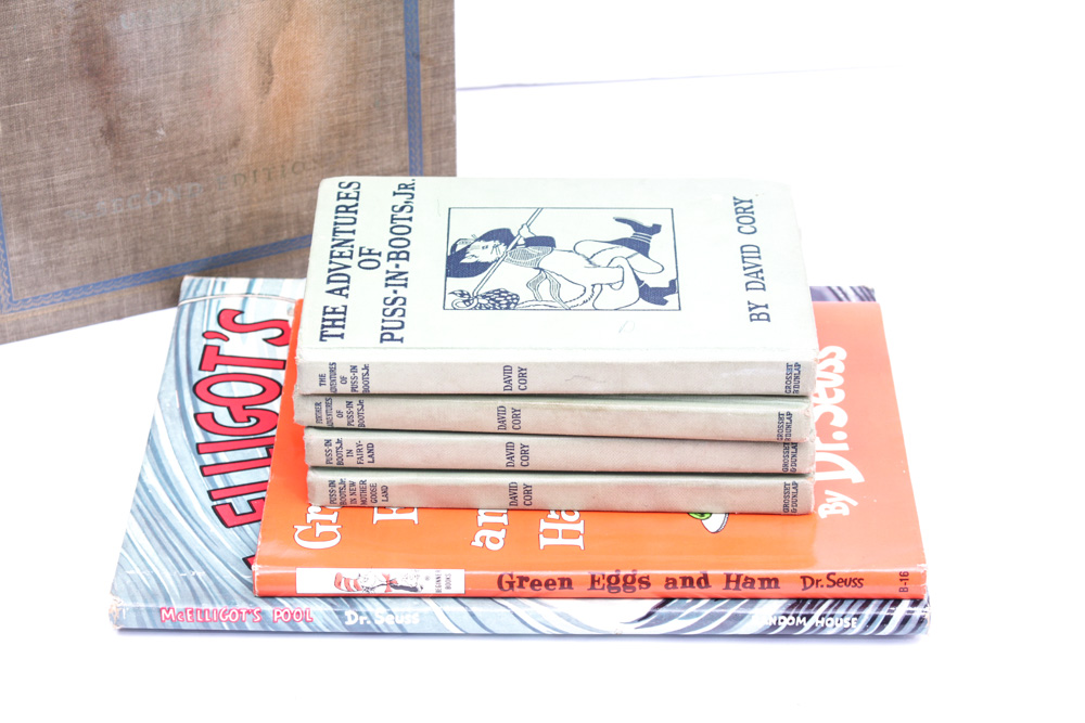 "Webster's Dictionary" with Library of Children's Books