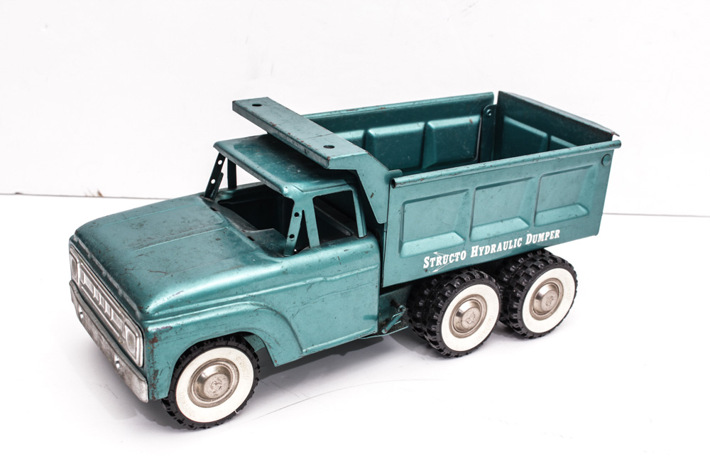 Vintage Structo and Tonka Metal Toy Vehicles