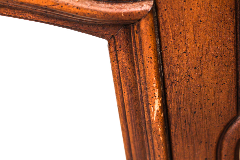 Pair of Wooden Framed Mirrors