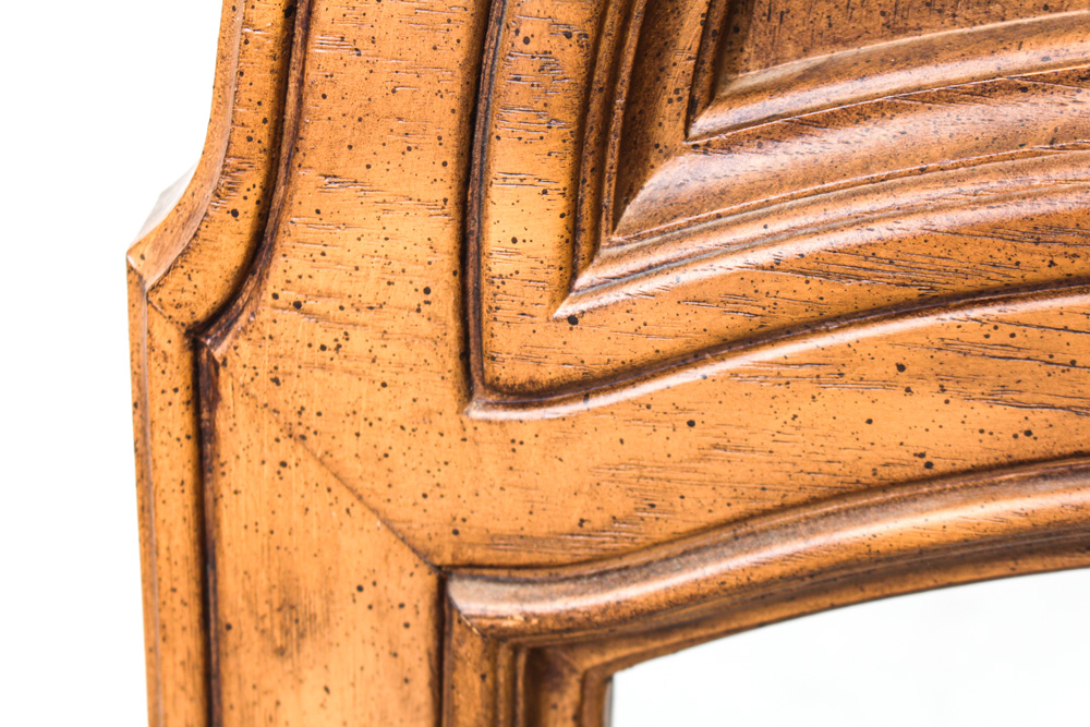 Pair of Wooden Framed Mirrors