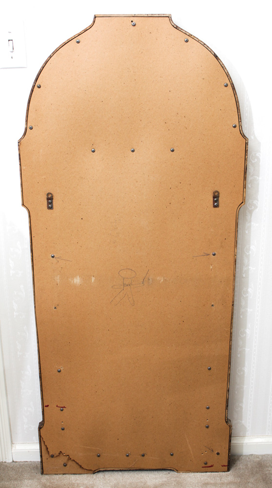 Pair of Wooden Framed Mirrors