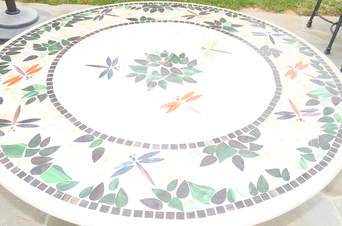 KNF Neille Olson Mosaic Tiled Patio Table