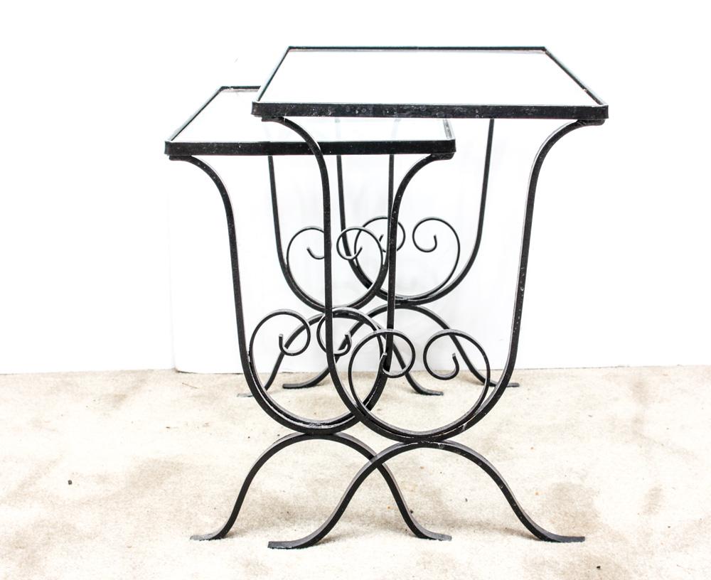 Wrought Metal Tables With Stand