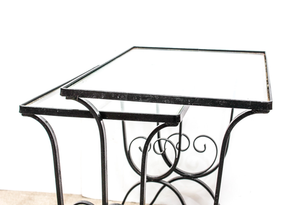 Wrought Metal Tables With Stand