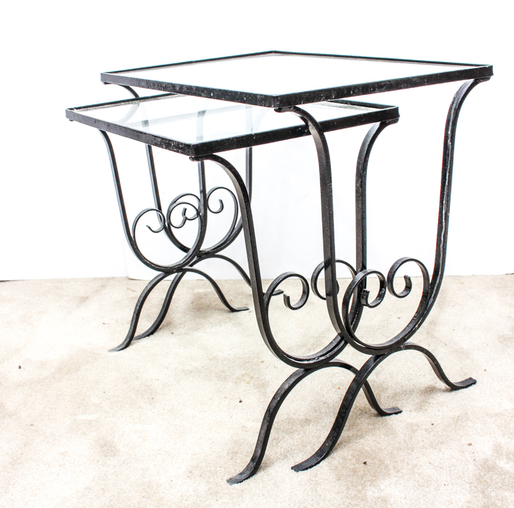 Wrought Metal Tables With Stand