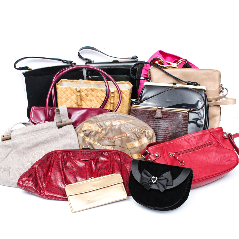 Variety of Vintage Handbags
