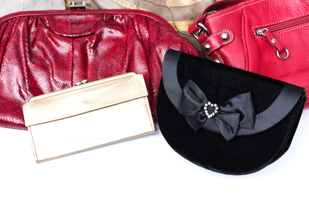 Variety of Vintage Handbags
