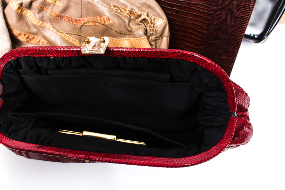 Variety of Vintage Handbags