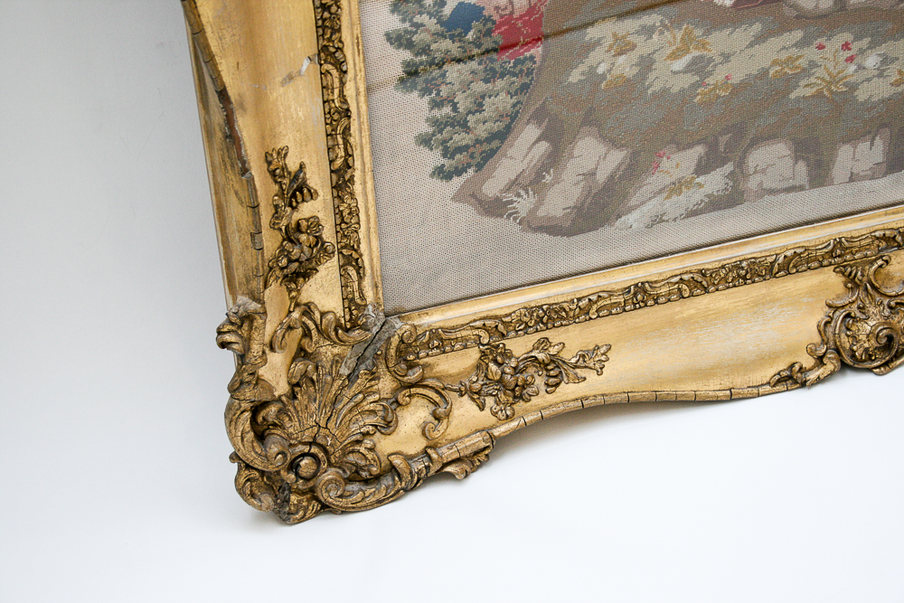 Vintage Needlepoint of Moses