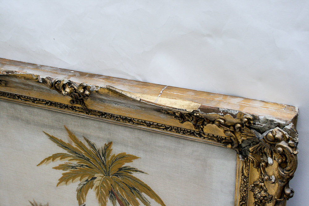 Vintage Needlepoint of Moses