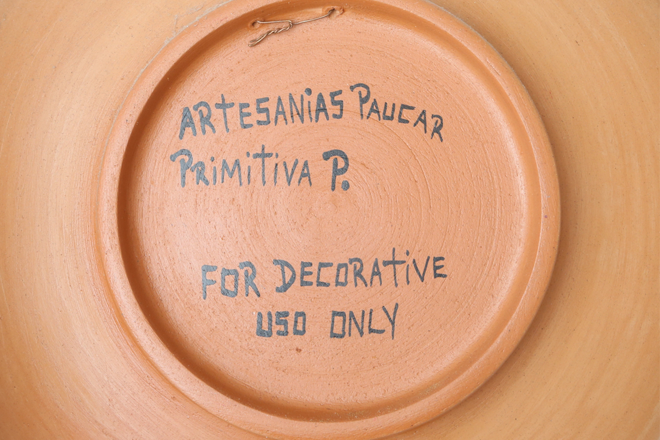 Grouping Of Hand Painted Mexican Plates