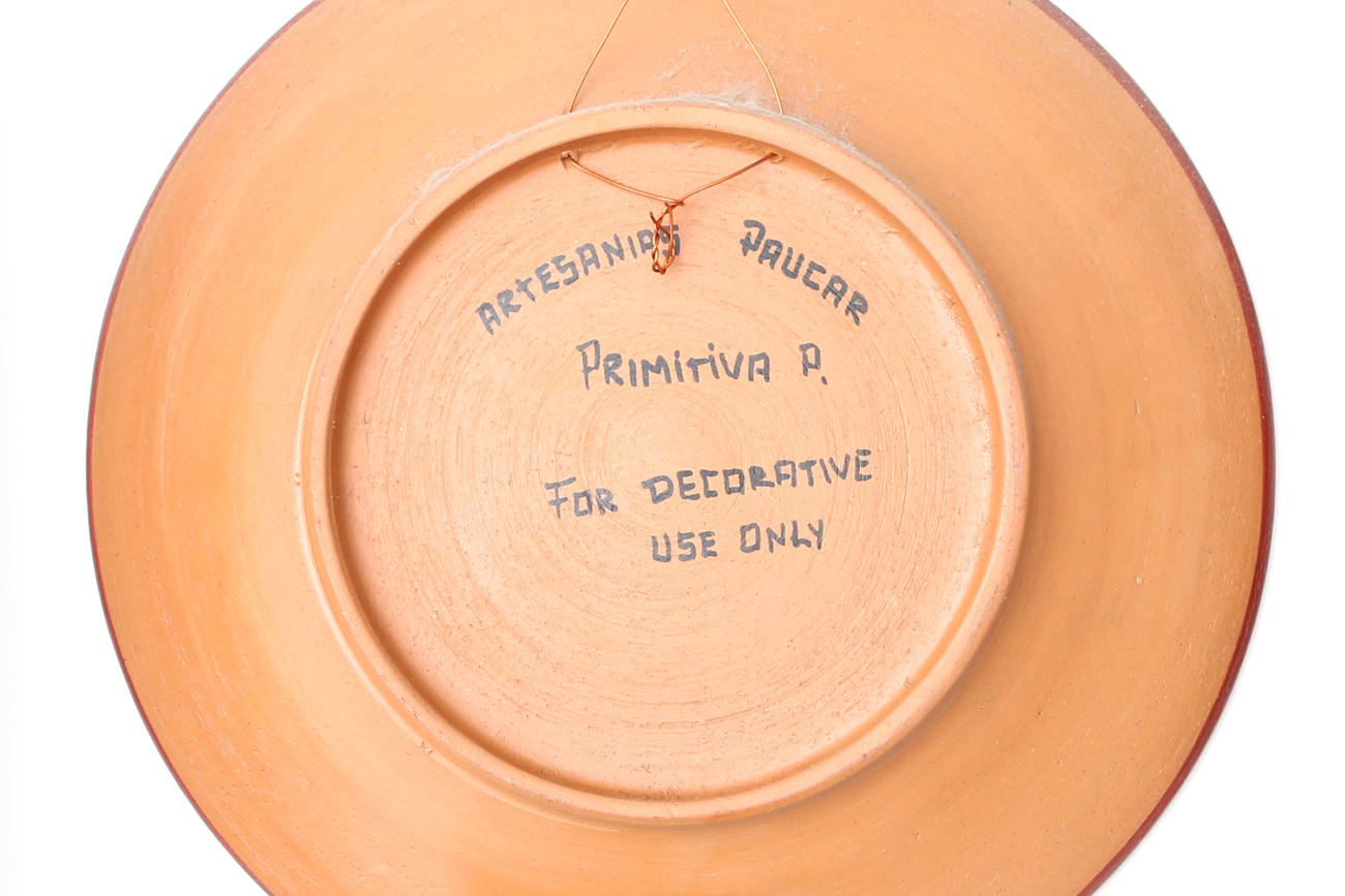 Grouping Of Hand Painted Mexican Plates