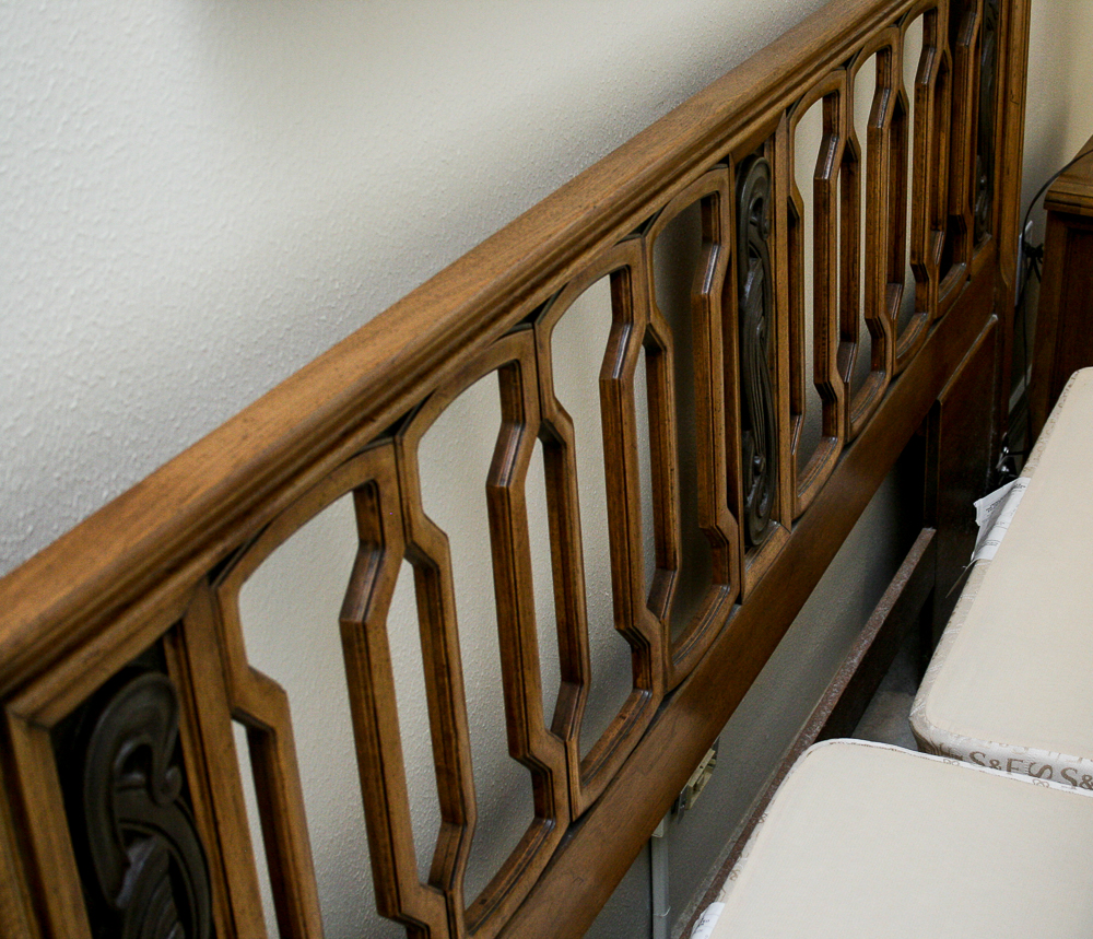 Ornate Wooden Headboard