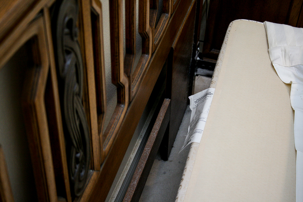 Ornate Wooden Headboard