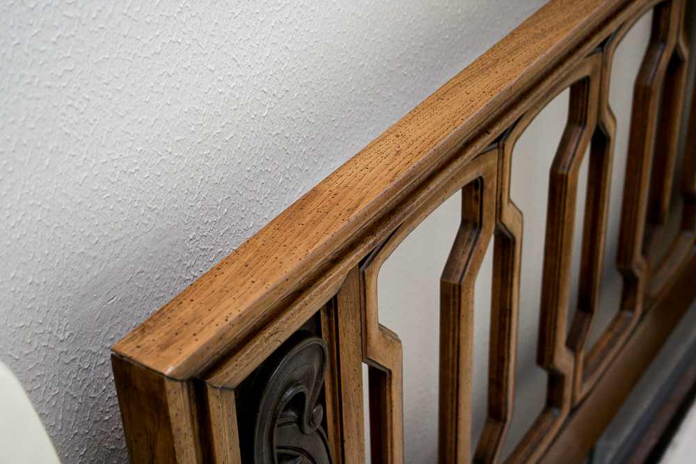 Ornate Wooden Headboard