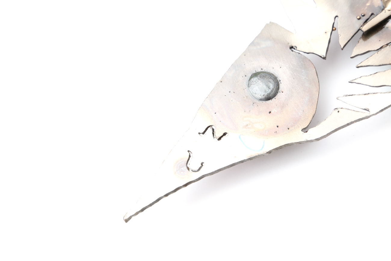 Moon And Stars Hanging Metal Sculpture