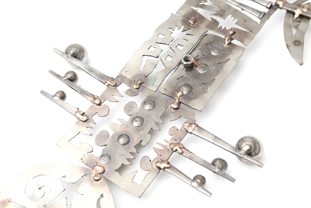 Moon And Stars Hanging Metal Sculpture