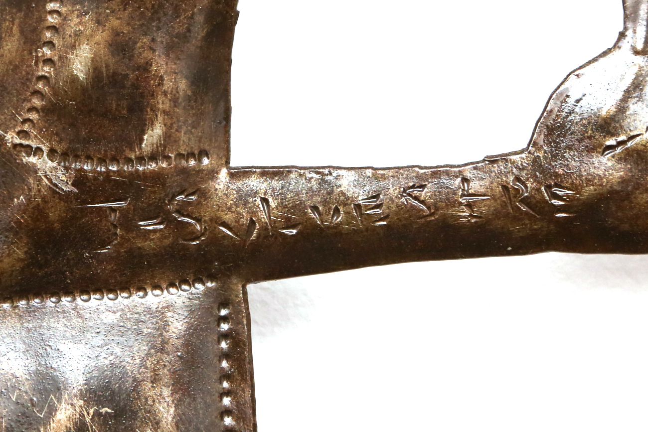 John Sylvestre Recycled Steel Folk Art Wall Sculpture