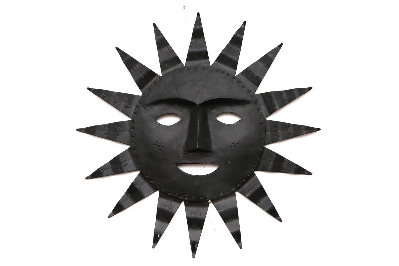 Grouping Of Sun Themed Metal Wall Decor