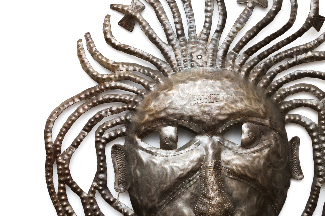 Folk Art Metal Wall Sculpture By Peterson Joseph