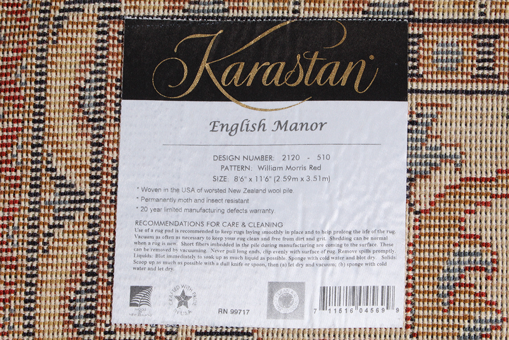 Karastan "English Manor" Wool Area Rug