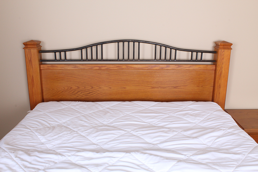 Oak Bed and Nightstand by Thomasville
