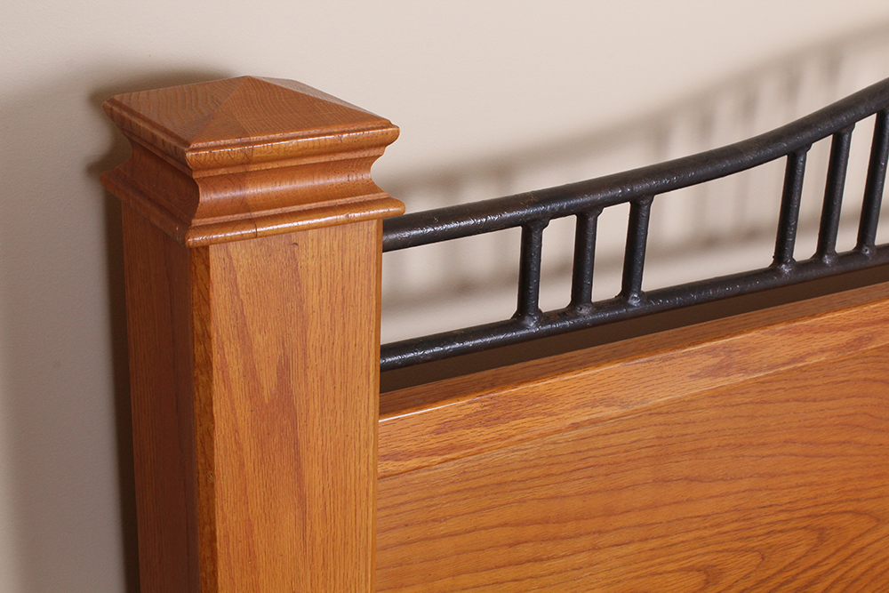 Oak Bed and Nightstand by Thomasville