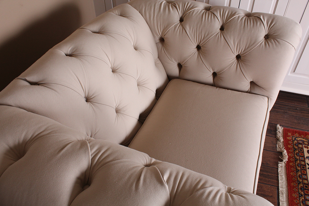 Tufted Barrel Chair from Pottery Barn