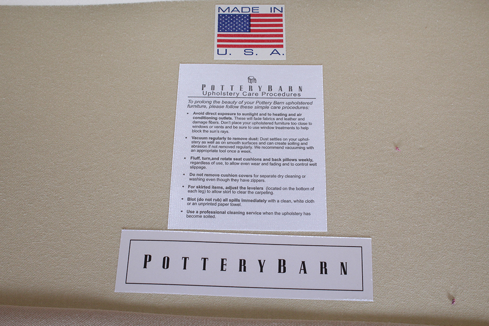 Tufted Barrel Chair from Pottery Barn