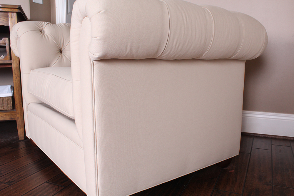 Tufted Barrel Chair from Pottery Barn