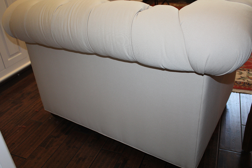 Tufted Barrel Chair from Pottery Barn