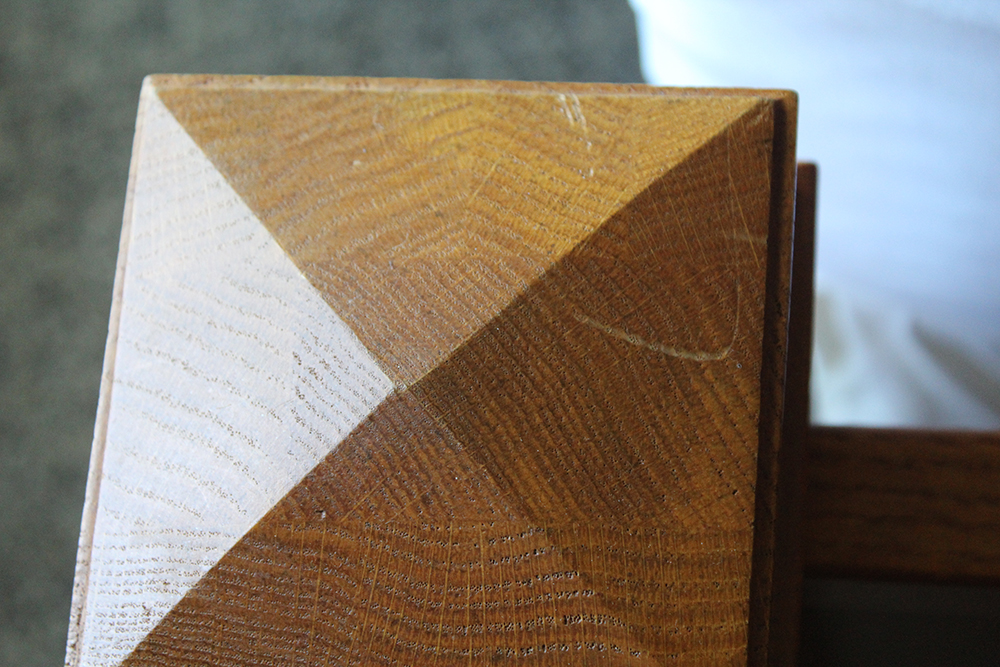 Oak Bed and Nightstand by Thomasville