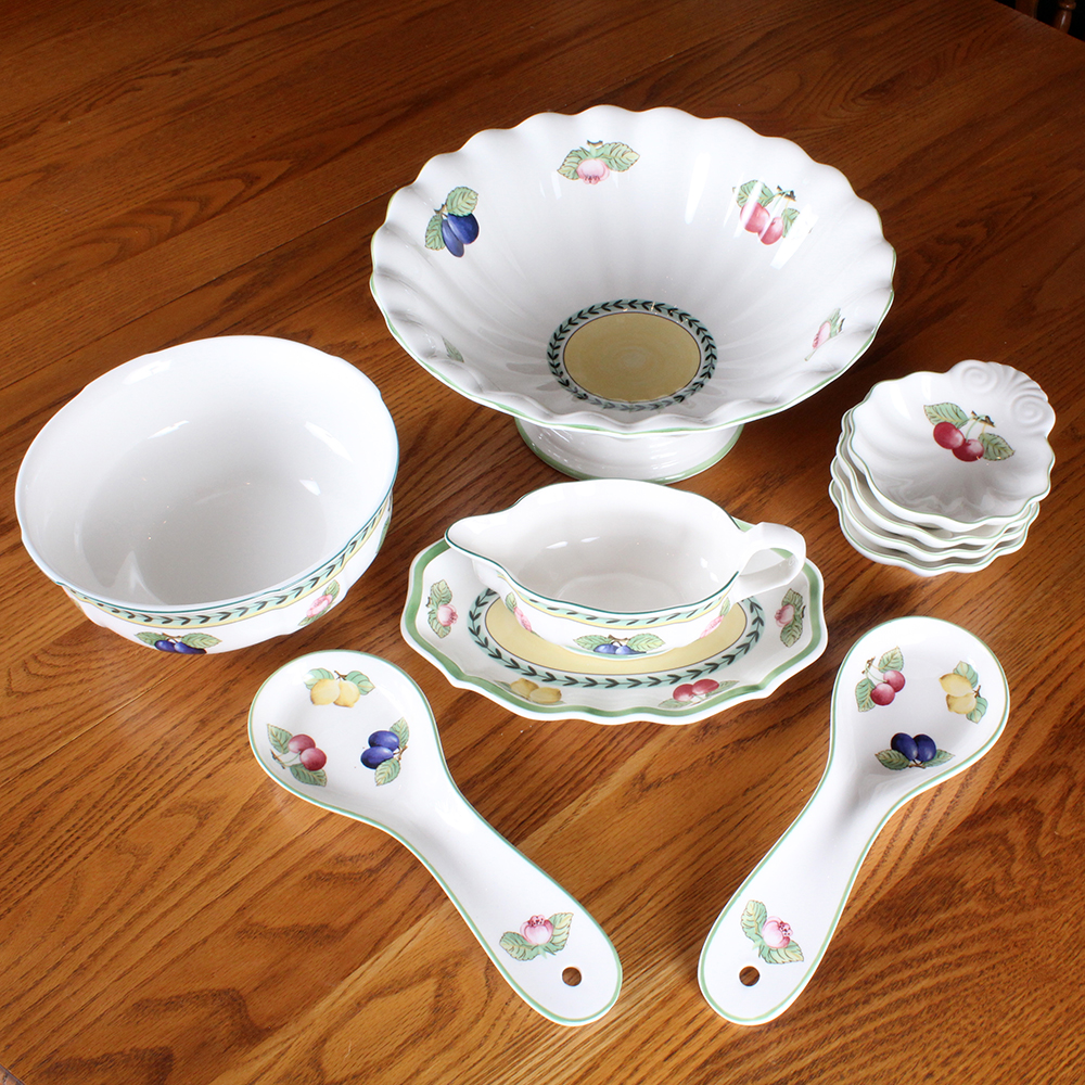 Villeroy & Boch "French Garden" Porcelain Servingware