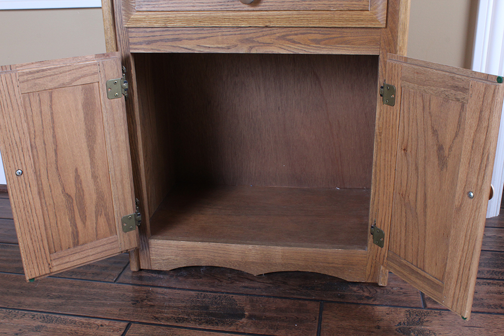 Oak Drop Front Secretary Desk