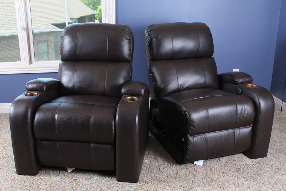 Pair of Reclining Theater Seats