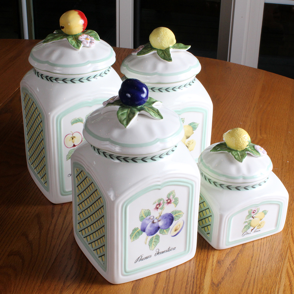 Villeroy and Boch "French Garden" Cannister Set