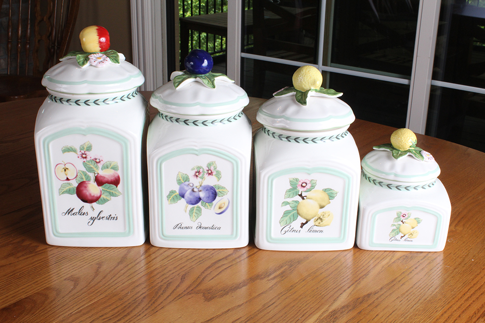Villeroy and Boch "French Garden" Cannister Set