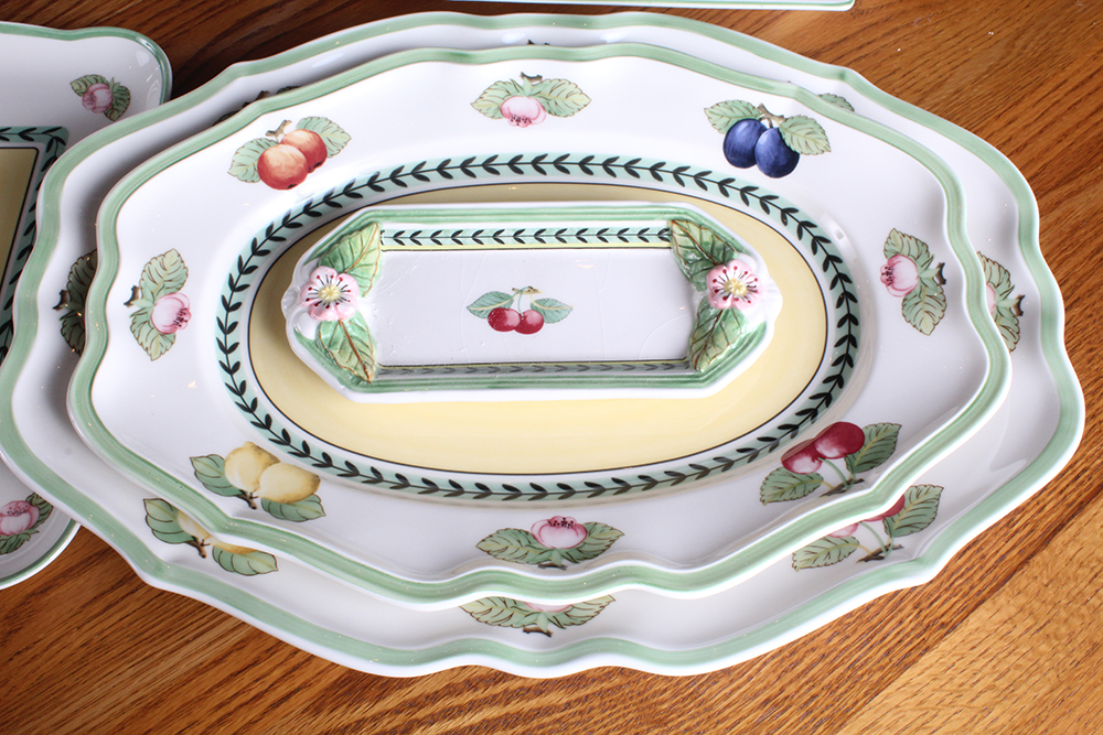 Villeroy and Boch Platters and Serving Assortment "French Garden"