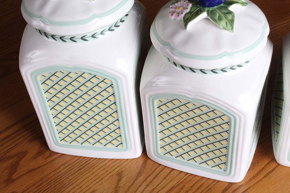 Villeroy and Boch "French Garden" Cannister Set