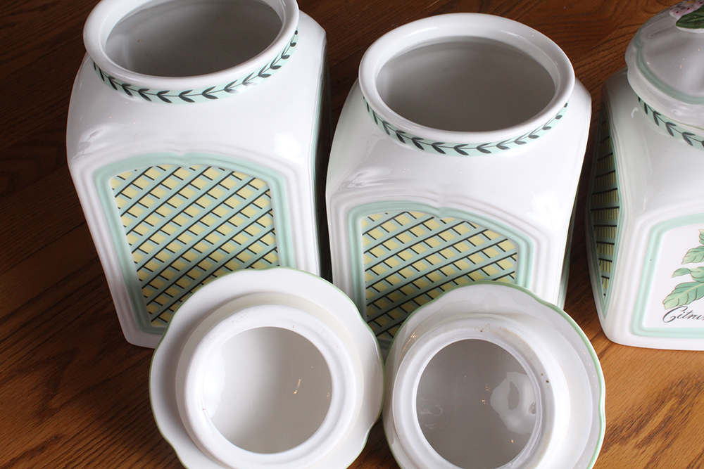 Villeroy and Boch "French Garden" Cannister Set